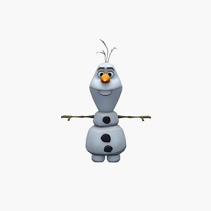 3D model Olaf Frozen