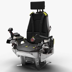 3D Spacecraft Pilot Seat