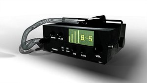 Premium Low Poly CB Radio Game Ready Asset