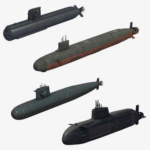 Attack Submarine x4