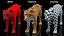 3D model Big Cats Rigged Collection for Cinema 4D