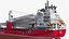 Cargo Ship Charlie with Wind Turbine 3D model