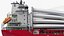 Cargo Ship Charlie with Wind Turbine 3D model
