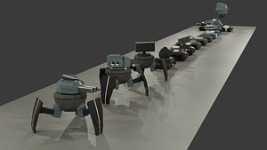 Low poly tank