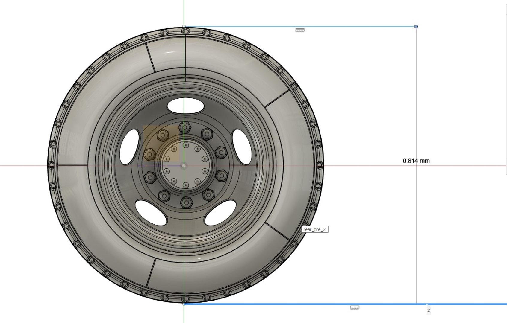 3D Heavy Truck Rear Wheels Model - TurboSquid 1906783