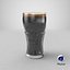Glass of Coca Cola with Ice Cubes