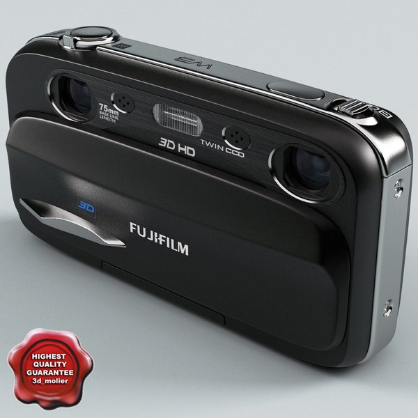 3d model of fujifilm finepix real w3