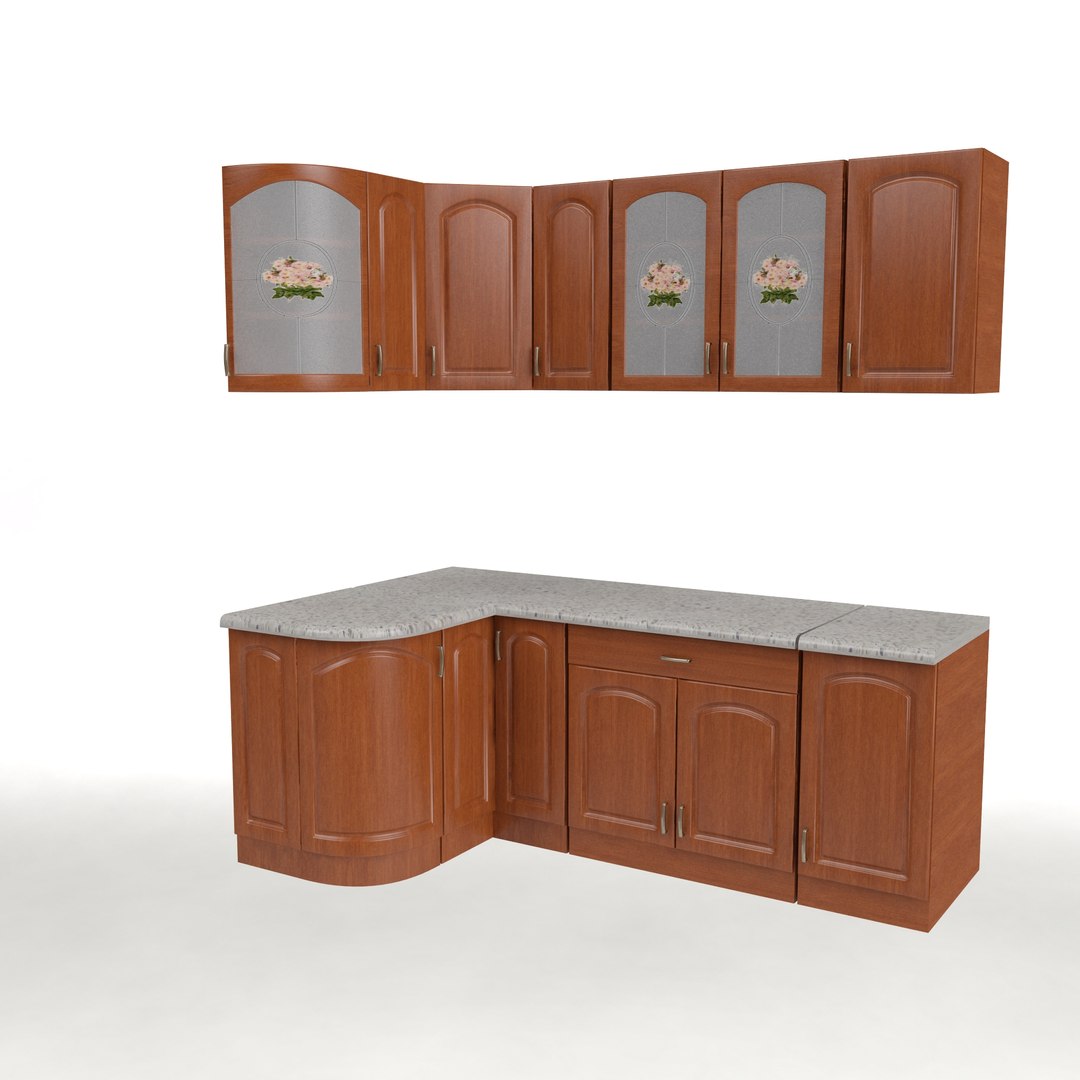 3d model of kitchen