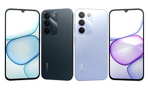 Realme C83 5G Sprouting Green And Blooming Purple 3D model