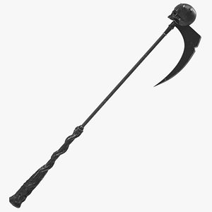 Fantasy Scythe 3D model