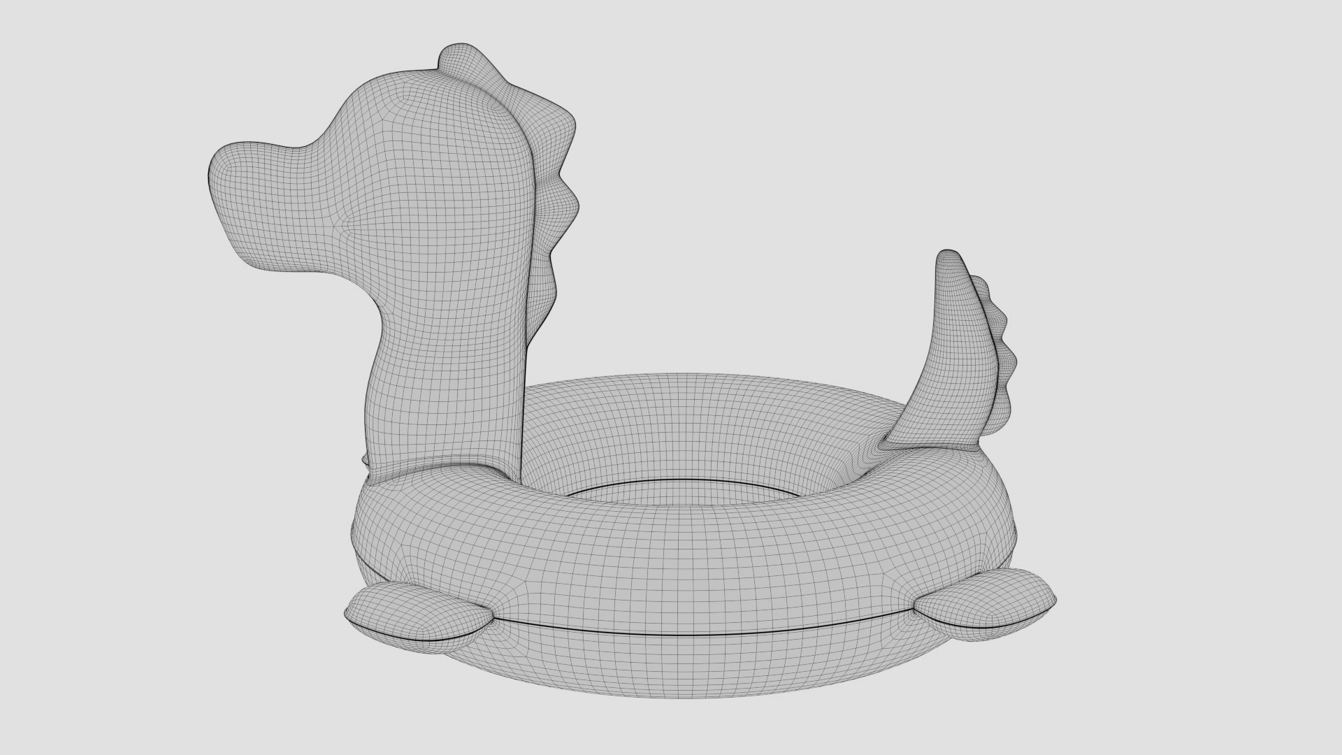 Dinosaur Pool Float Swim Ring 3D TurboSquid 1802818