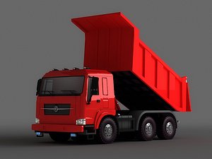 heavy sand dump construction 3D