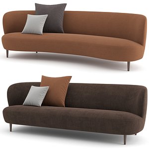 Stay Sofa Wood base by GUBI
