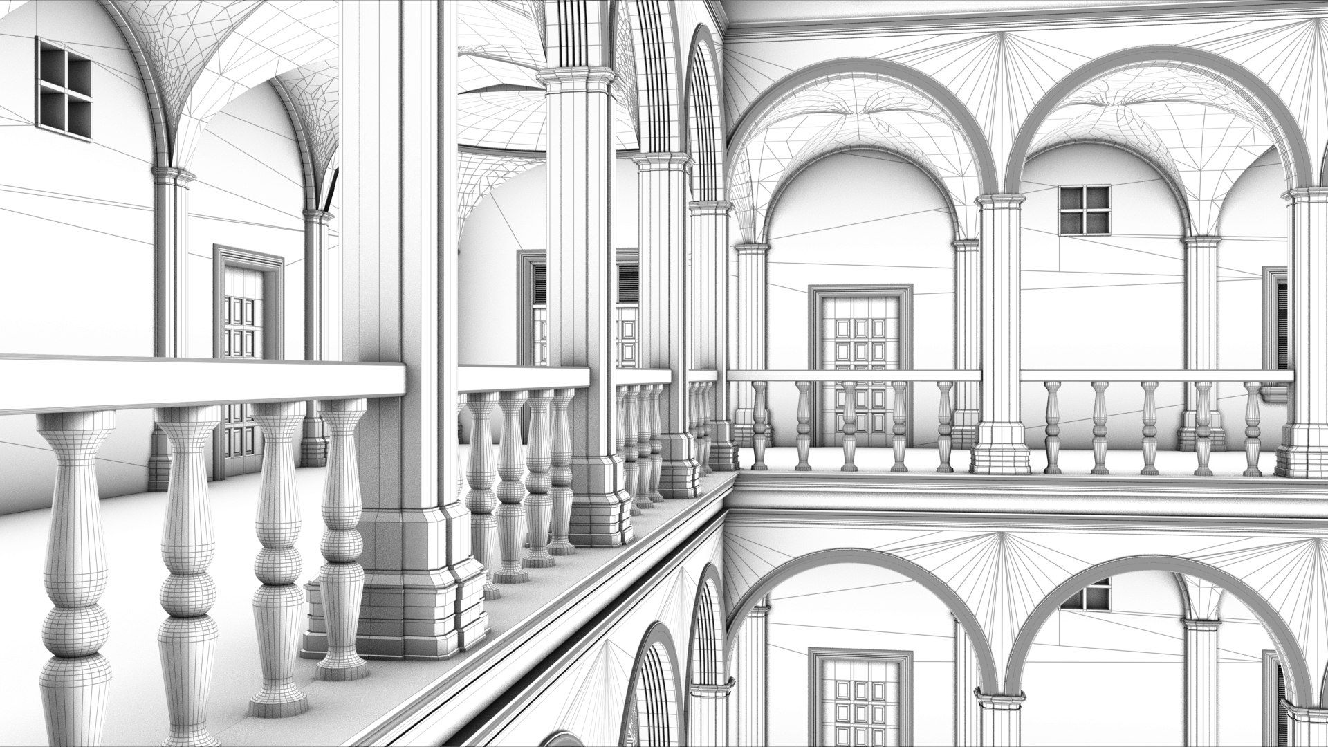 Ancient Building Model - TurboSquid 1343126