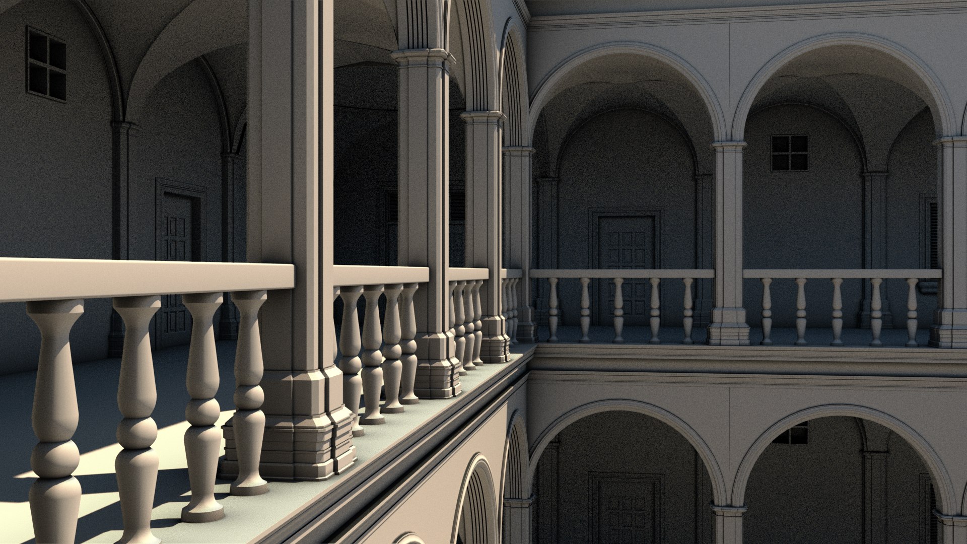 Ancient Building Model - TurboSquid 1343126