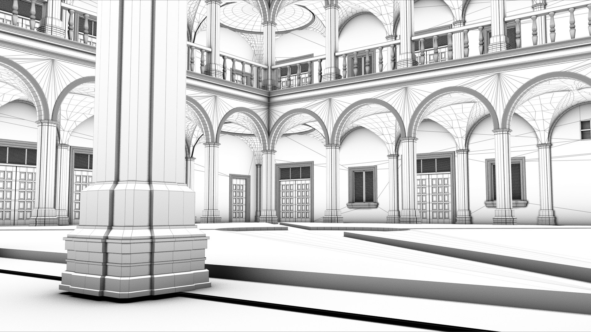 Ancient Building Model - TurboSquid 1343126