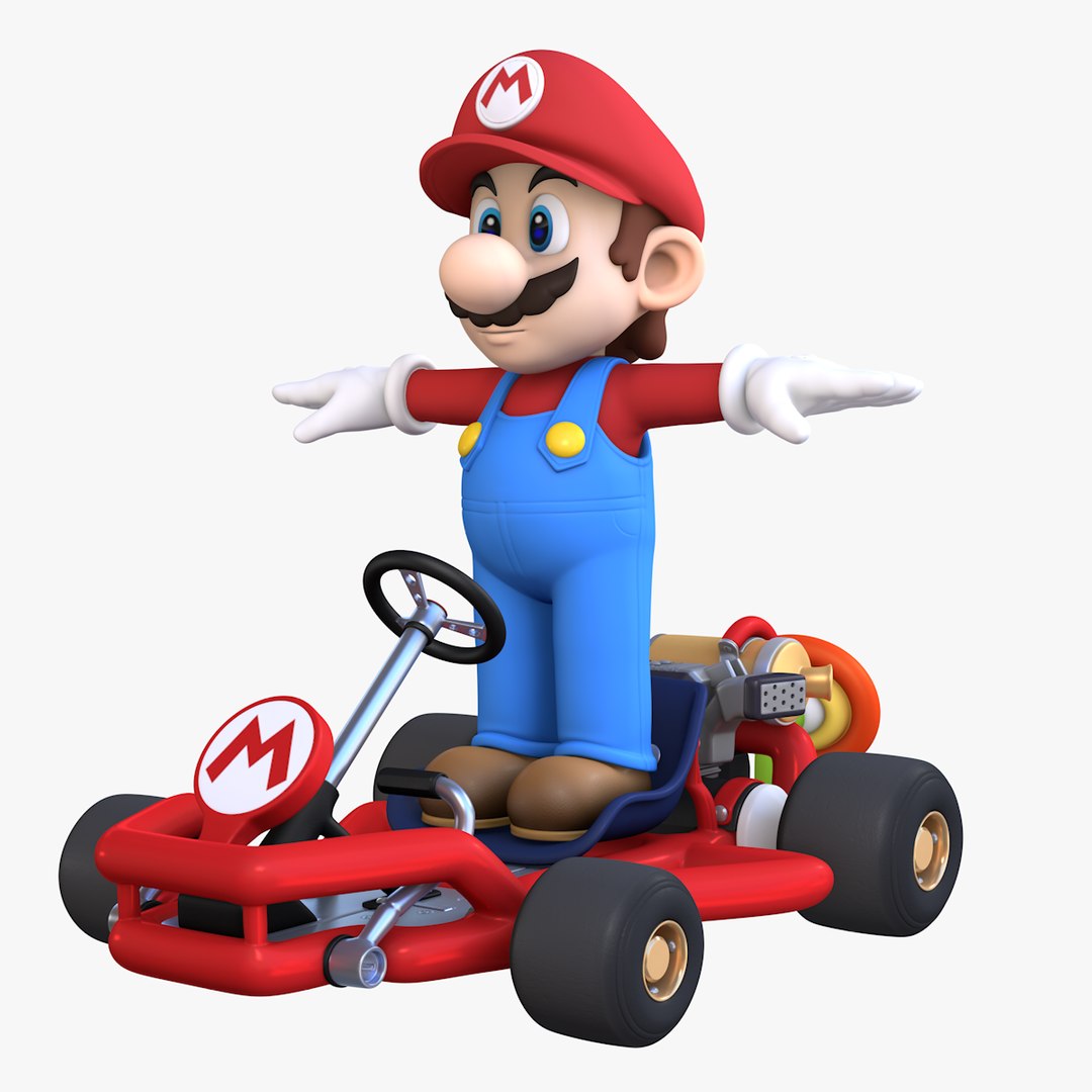 Mario Kart Tour - Super Mario Pipe Frame 3D Model $99 - .c4d .fbx