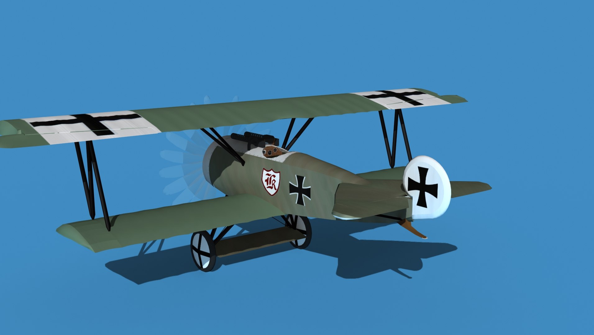 3D Fokker D-VI V14 Model - TurboSquid 1919435