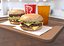 Burgers cola and beer fastfood set