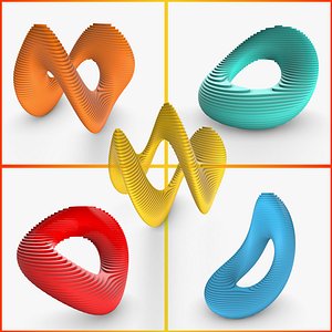 Sci-Fi Contour Forms Set