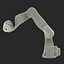 Kuka Robot LBR IIWA 7 R800 Rigged for Cinema 4D 3D Model