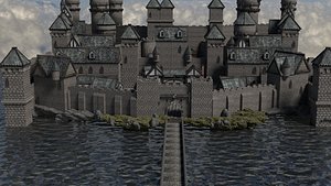 3D Medieval Castle model