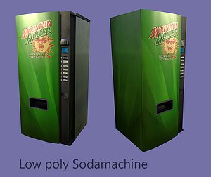 3d model soda machine