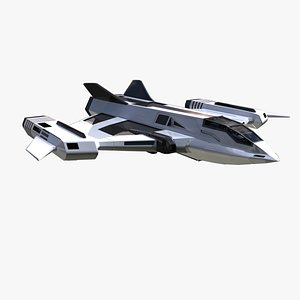 space fighter fi 3d dxf