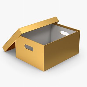 Gold Box 3D model