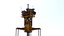 3D model Old TPL Tension Leg Oil Platform