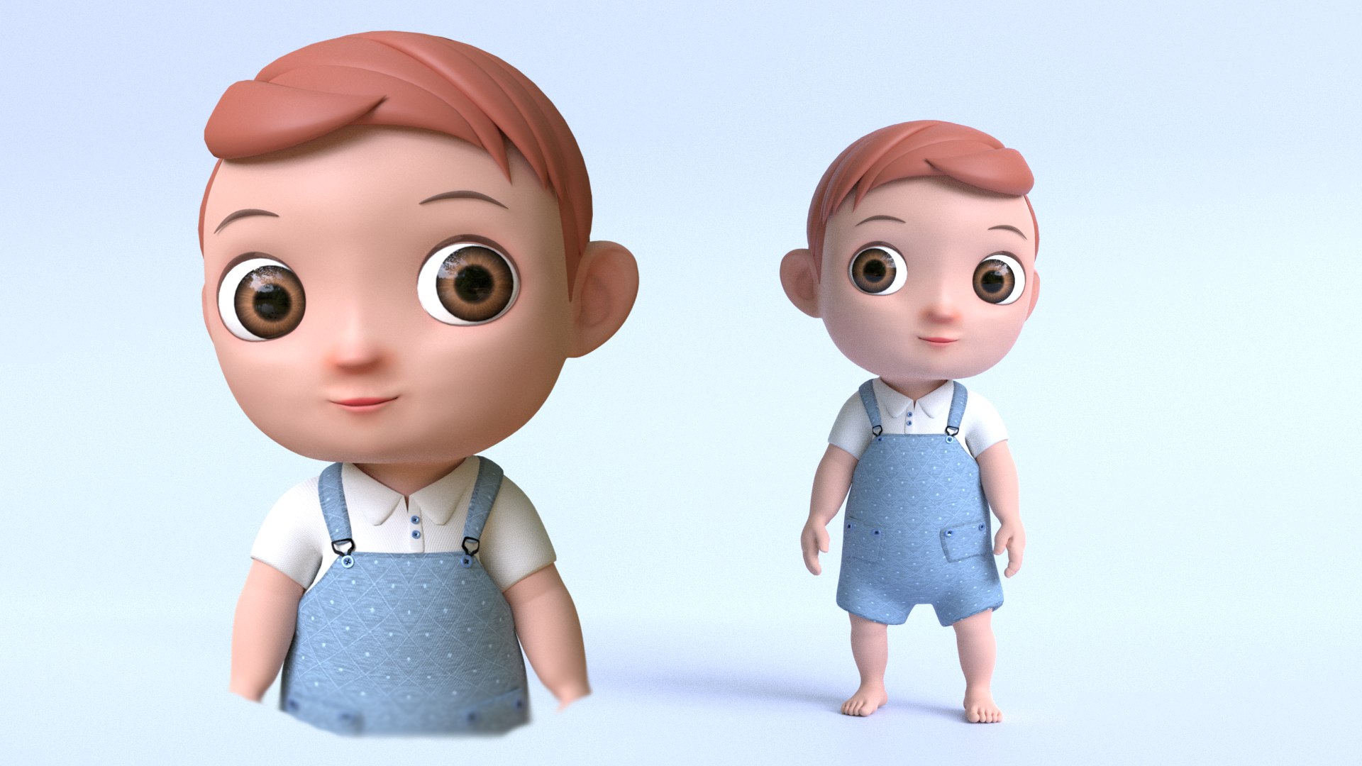 3D cartoon baby 2 - TurboSquid 1652632