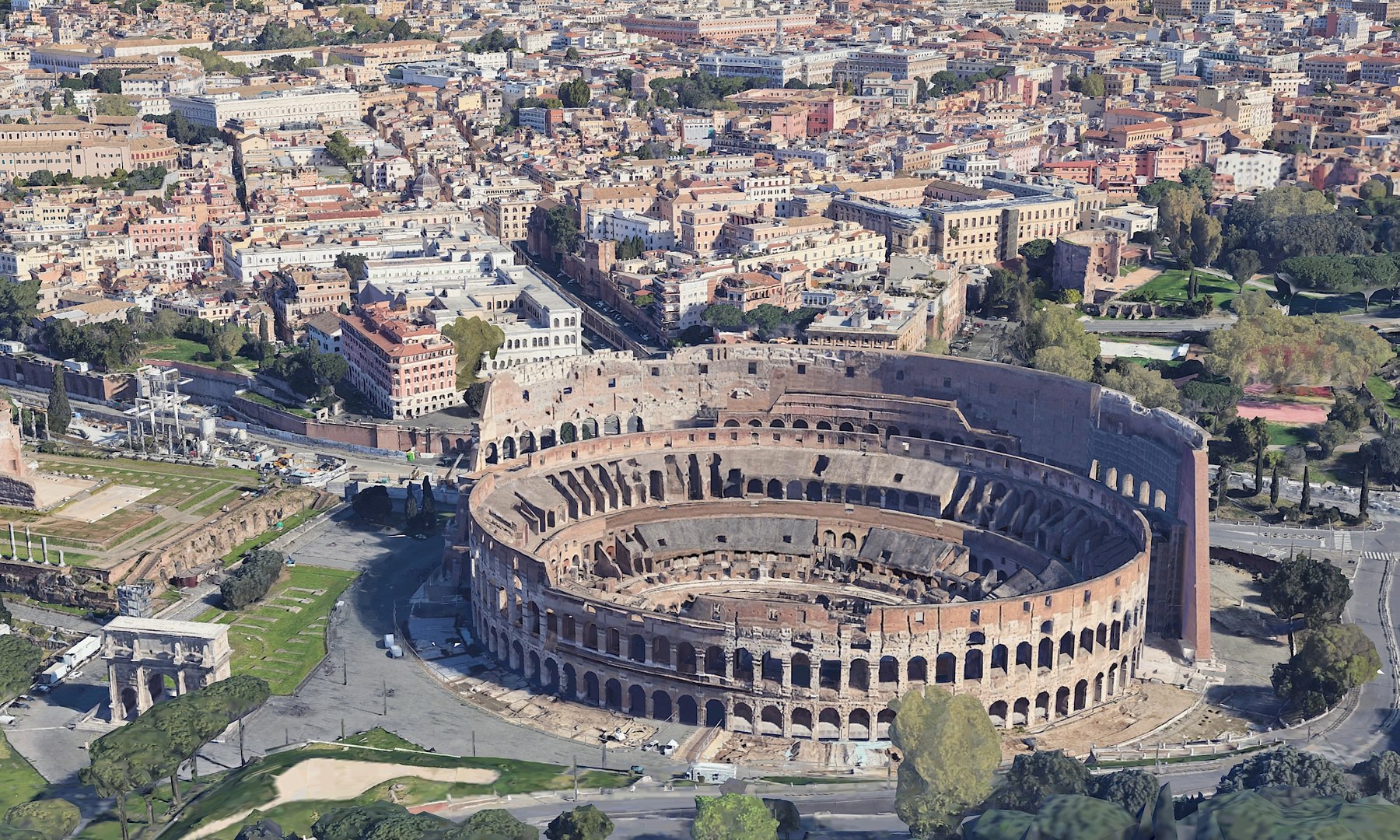 3D Rome Downtown Model TurboSquid 2130638