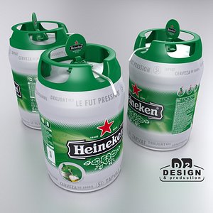 Beer keg Heineken party mini 5L