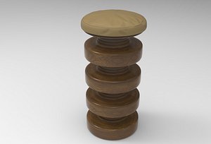 Lesgu Stool 3D model
