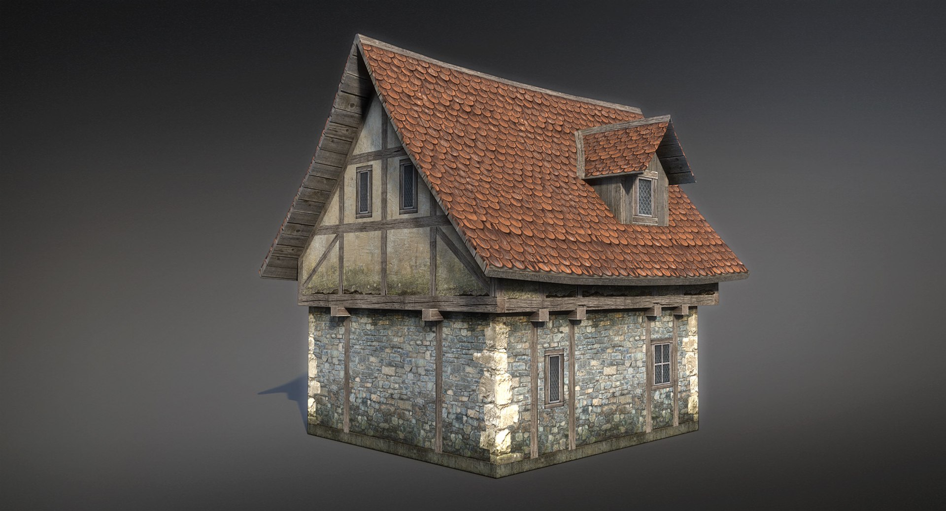 Medieval Fantasy House 3d Max