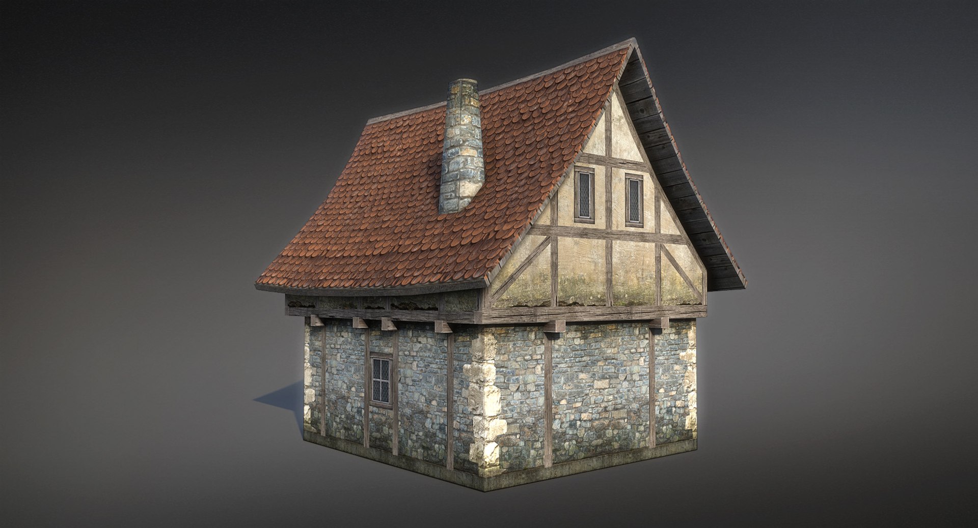 Medieval Fantasy House 3d Max