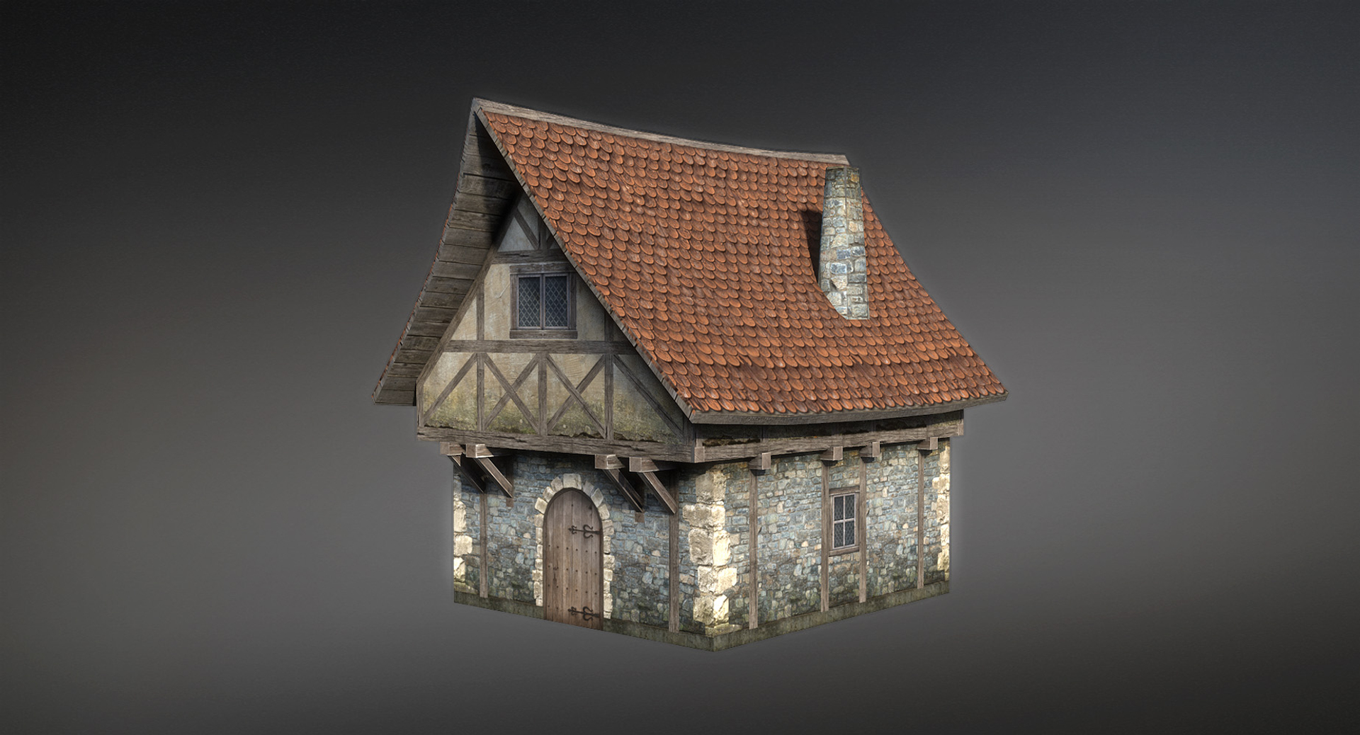 Medieval Fantasy House 3d Max