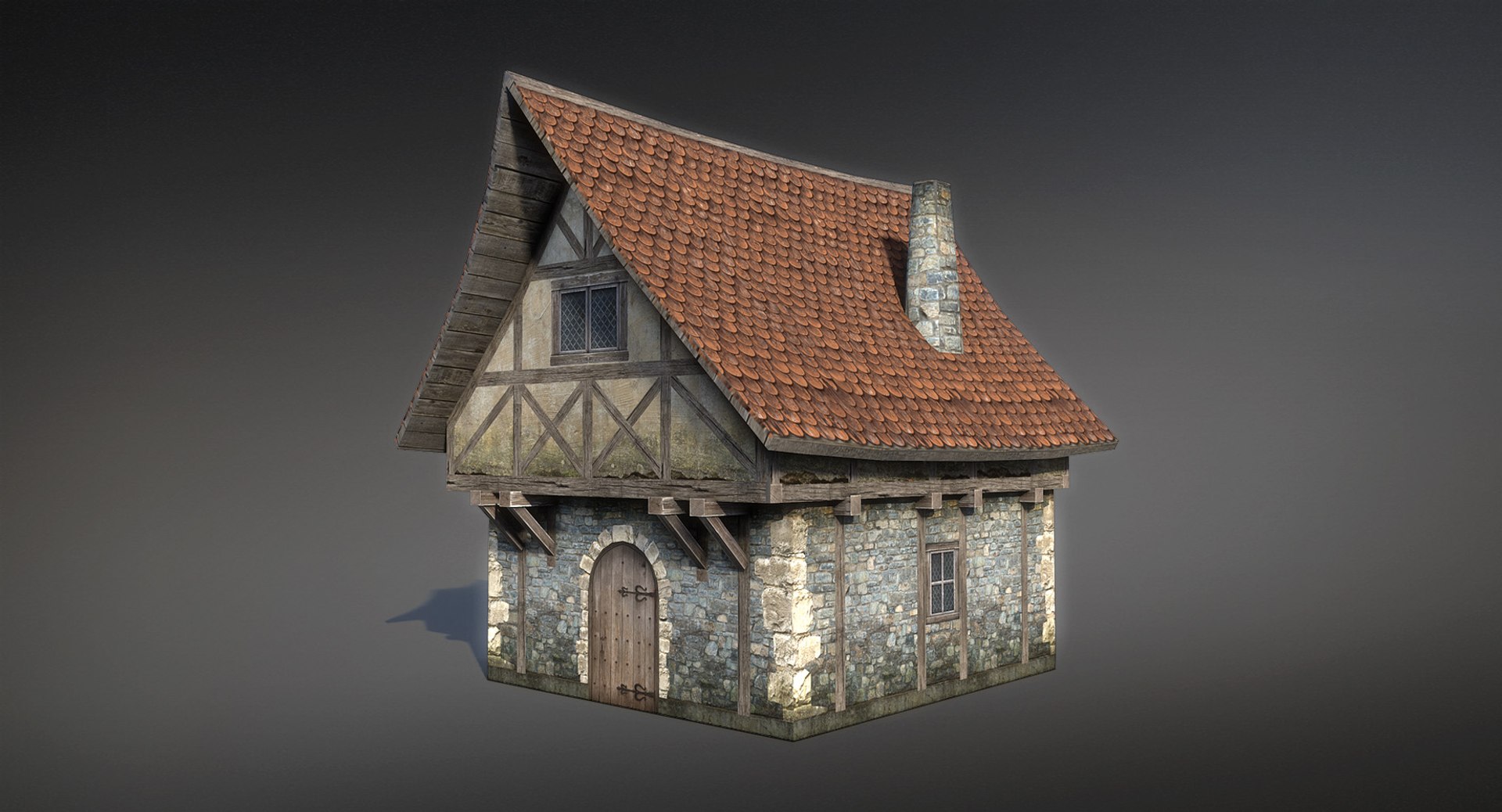 Medieval Fantasy House 3d Max