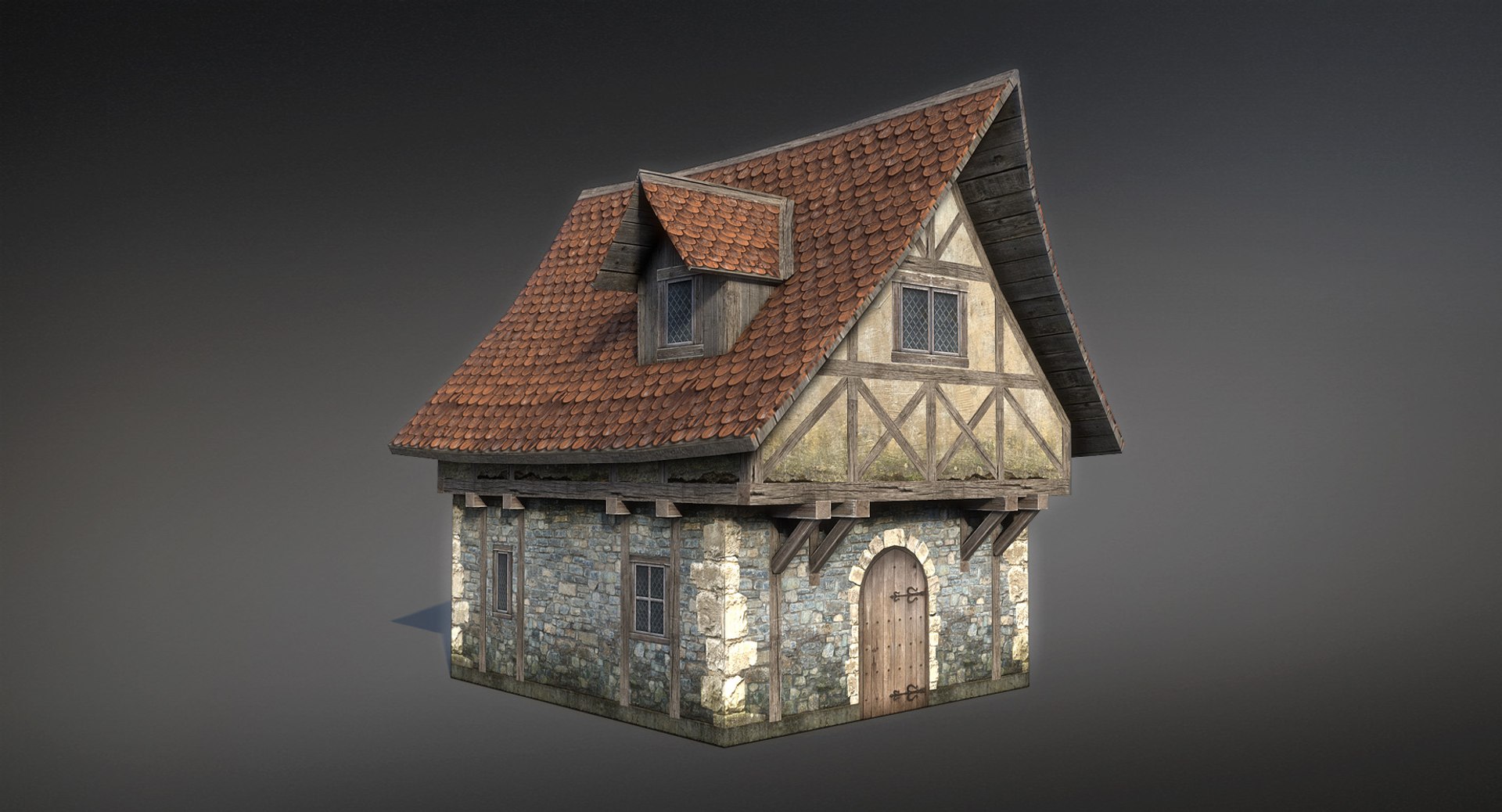 Medieval Fantasy House 3d Max