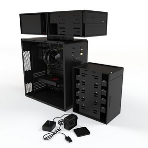 Modular Computer Case with Internal Components