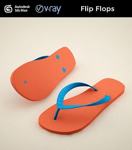 flip flops 3d model