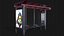 Bus Stop in San Francisco 3D model
