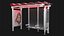 Bus Stop in San Francisco 3D model