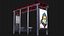 Bus Stop in San Francisco 3D model