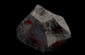 stone asteroid 3D model