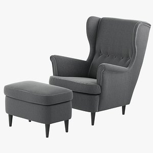 3D ikea strandmon