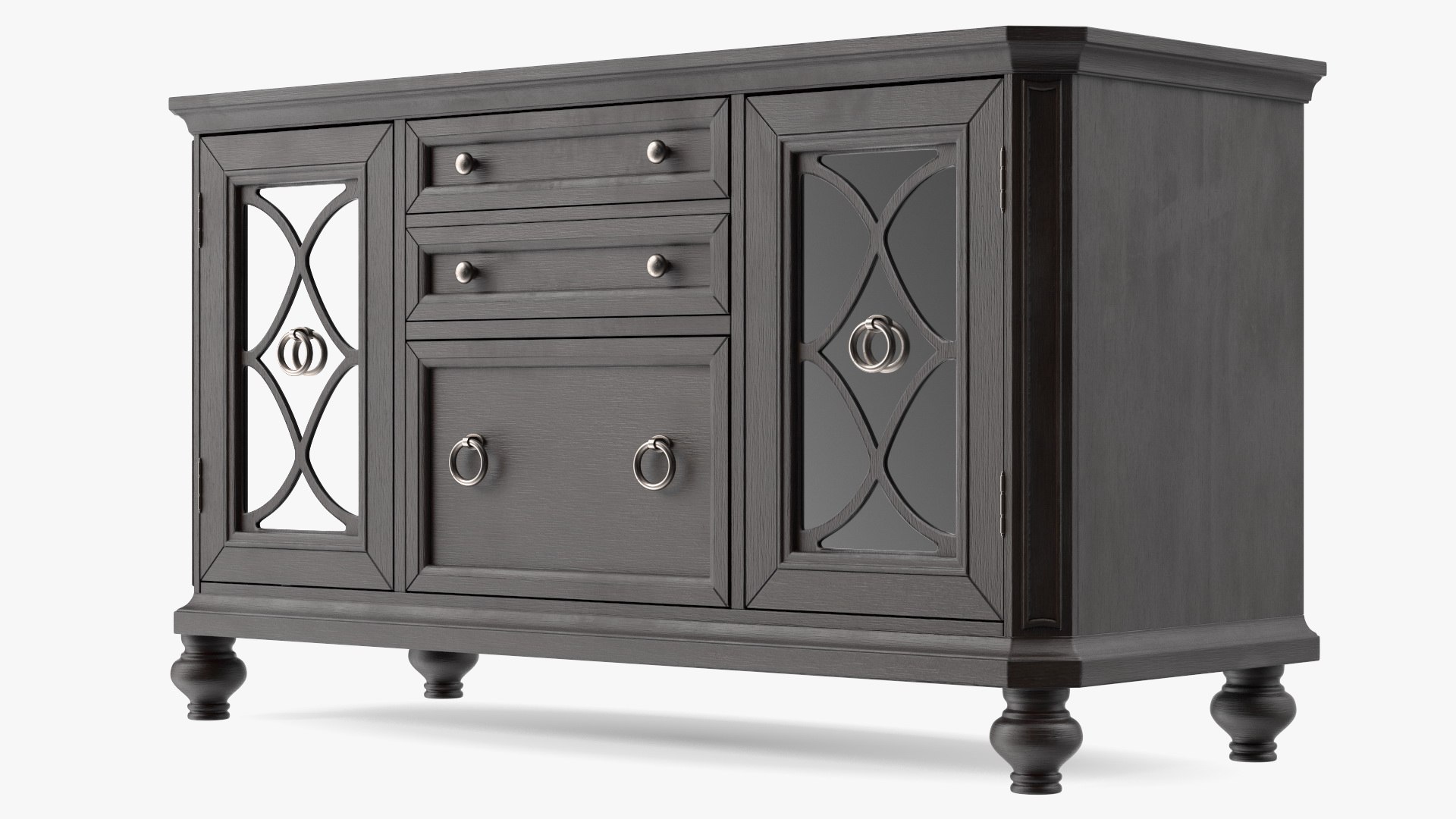 Antique Sideboard Venga 3D model preview