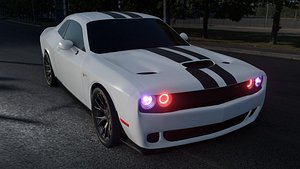 3D model HELLCAT DODGE CHALLENGER