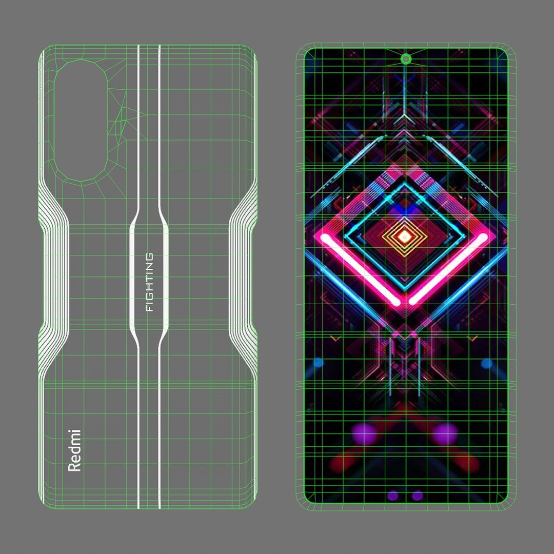 3D Xiaomi Redmi K40 Gaming Edition Silver Model - TurboSquid 1733317