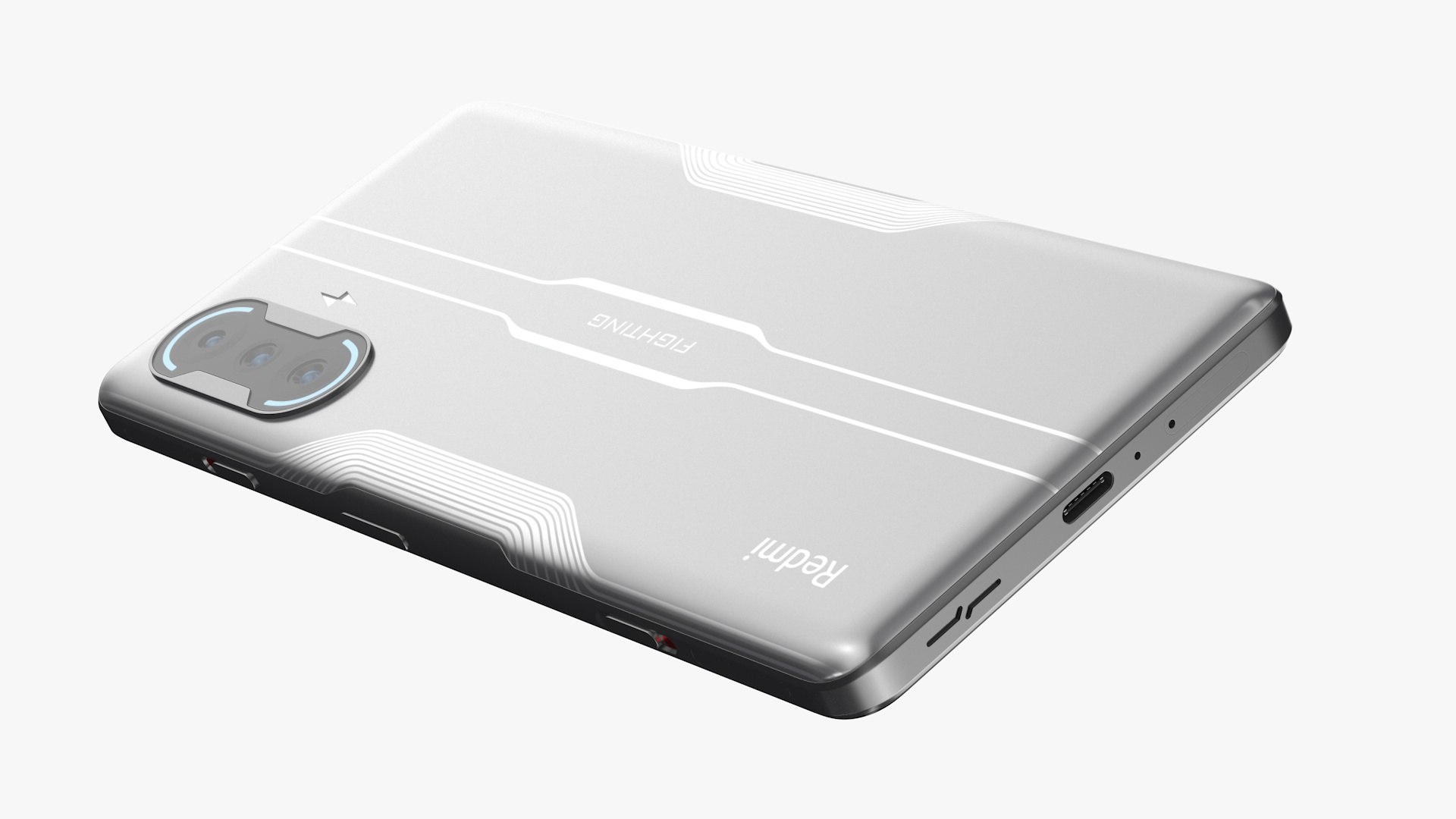 3D Xiaomi Redmi K40 Gaming Edition Silver Model - TurboSquid 1733317